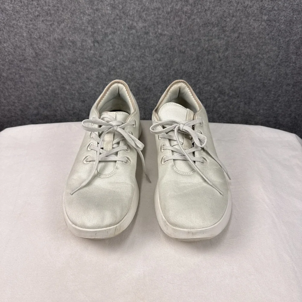 Allbirds Mens Tree Pipers Size 13 White Eucalyptus Fiber Casual Sneakers WR21M13